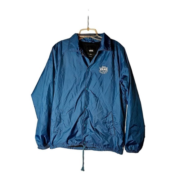 Vans Authentic Off the Wall Small windbreaker Blue. Snap closure. Gangster. Cool - Picture 1 of 11